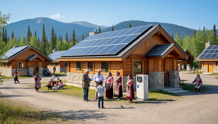 Solar panels installed on Indigenous community building in Canada